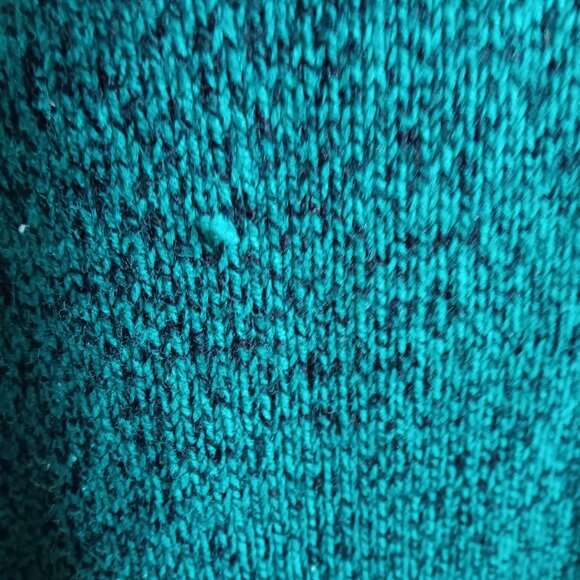 Vintage Women's Sweater Venezia Sportswear Pullover Green Knit OSFA One Size 90s - Picture 6 of 7